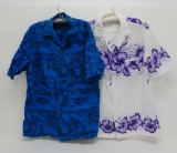 Two XL Hawaiian Shirts, one tagged Creations