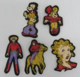 Five vintage cartoon magnets, c 1974 King Syndicate, 3