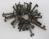 36 vintage skeleton keys, great lot!