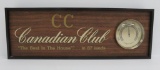 Canadian Club advertising thermometer, 20