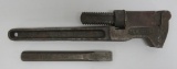 Chicago Milwaukee St Paul RR wrench and Union Pacific railroad chisel