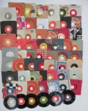59 vintage 45 rpm records, in nice condition, 1970's music