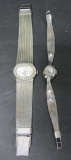 Two vintage ladies watches, Venus 21 rubis Incabloc and Benrus