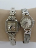Vintage Gruen veri thin and Witthauer ladies wrist watches