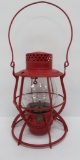 P & R railroad lantern, Philadelphia Reading Railroad lantern, Dietz #39 steel clad