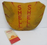 Shell advertising and road map of Illinois