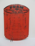 Fram Oil tool rack, 16