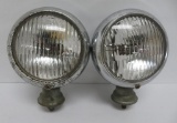 Two auto Fog lights, Model 15, Auto Lamp Mfg Co