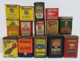 Lot of 14 interesting vintage spice containers