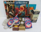 Ball Blue Book canning cookbooks, zinc lids, glass inserts and jar rubbers