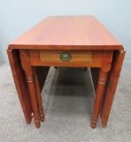 Fantastic Cherry gateleg table with drawer, 47