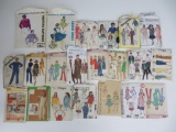 21 vintage sewing patterns, McCalls, Simplicity, Vogue Options and Authentic