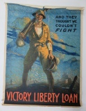 Victory Liberty Loan WWI poster, Restoration Project, 30