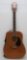 Vintage Ensenada Acoustic Guitar, WG 65, six string with metal stand
