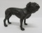 Bronze bull dog paperweight, 6