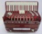 Red Trionfo accordion, 17