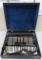 Vintage accordion, black, LaMelidiosa with case