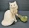 Lenox sitting pretty cat figurine and 3 1/2