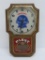 Pabst Blue Ribbon clock, working, Good Old-Time Flavor, 14 1/2