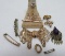 Gold filled and gold tone jewelry lot, pins and pendant, 1