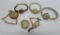Six vintage ladies wrist watches, gold filled and rolled gold