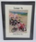 1994 Steamboat Motorcycle Week poster, framed