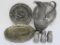 Large lot of Pewter, 9