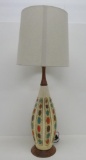 Mid Century Atomic Modern Harlequin Lamp by Bertolozzi, 34