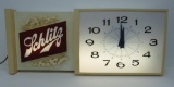 Nice Large Schlitz light up clock, 36