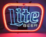 1978 Lite Beer Neon, vibrant 3 color, 21