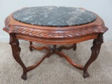 Marble Top End Table