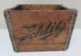 Schlitz wood box, 15