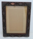 Tramp Art, Folk Art picture frame, 17