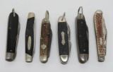 6 vintage Pocket knives