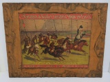 Barnum & Bailey Greatest Show on Earth poster mounted on wood plaque