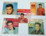 Six Elvis Presley EP 45 albums, picture sleeves