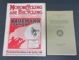 1921 Motorcycling and Bicycling magazine and 1953 cycle