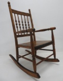 Child's rocker, spindle back