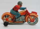 Technofix tin motorcycle toy, wind up , 7