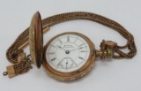 Columbus Railway King pocket watch, Elgin Giant