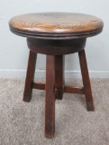 Mission / Arts and Crafts Style Piano Stool