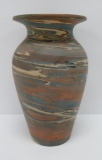 Niloak mission swirl vase, 6 1/4