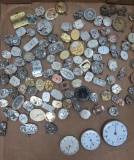 Over 95 watch faces and parts, wrist and pocket watch parts