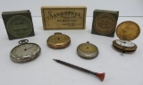 Pocket watch parts and watch part boxes