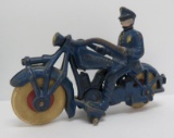 Cast Iron Champion motorcycle toy, 7