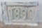 1890 metal architectural building sign, 41