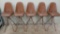 Five Mid Century Modern Comfortline bar stools