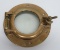 Brass Nautical porthole, ME & E Co Toledo, 7 1/2