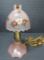 Hand Painted bedroom lamp, pink, 10
