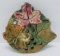 Vintage Maple leaf flower frog, 5 1/2